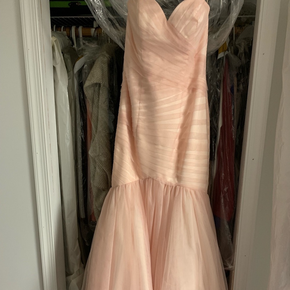 Light pink evening gown from allure bridal